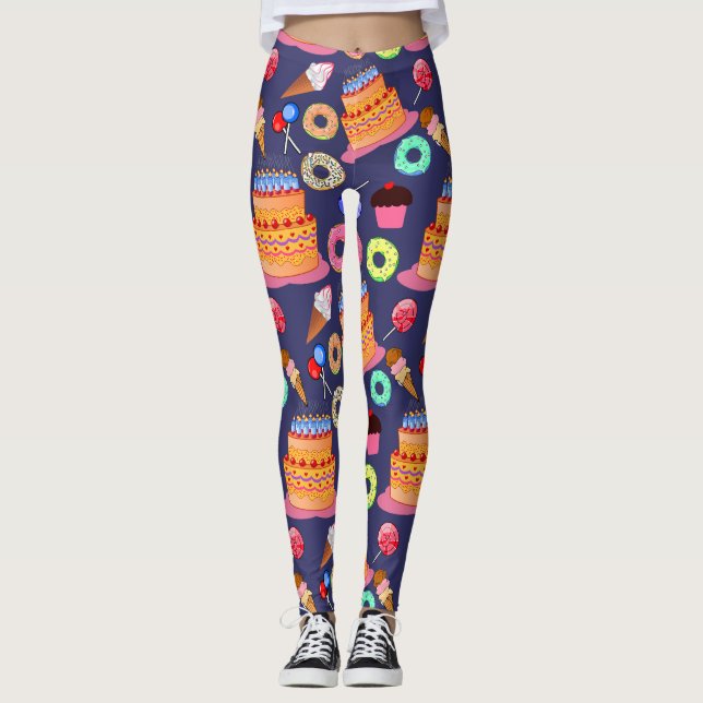 Leggings Motif Sugary Delights (Devant)