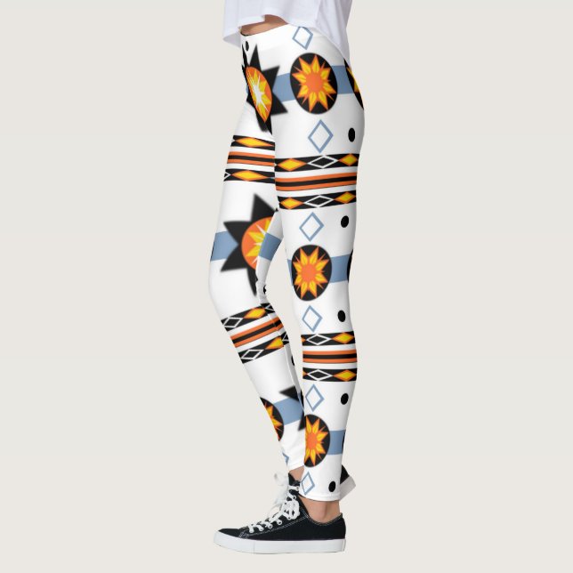 Leggings Motif Sun américain (Gauche)