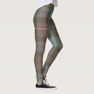 Leggings Motif surdimensionné de tartan de Fraser de clan