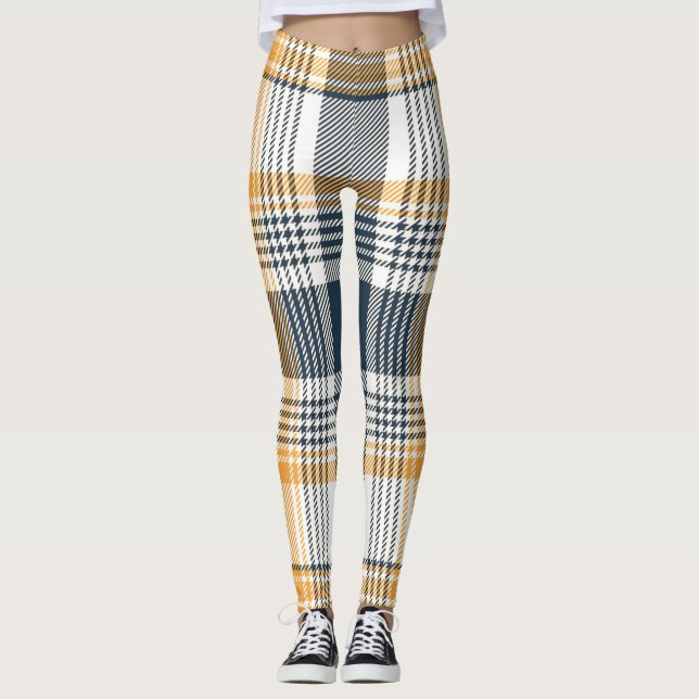 Leggings Motif Tartan (Devant)