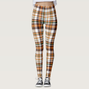 Leggings Motif tartan de Thanksgiving