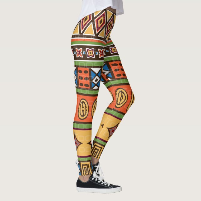 Leggings Motif tribal africain (Droite)
