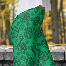 Leggings Motif tribal Bold Green et Black Circulaire