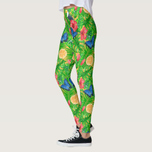 Leggings Motif tropical