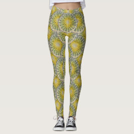 Leggings Motif tropical de photo de cactus de sphère