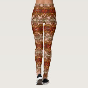 Leggings Motif vibrant 8 de lumières de Noël de lever de
