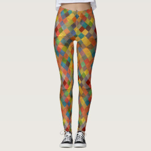 Leggings Motif vintage. Géométrique