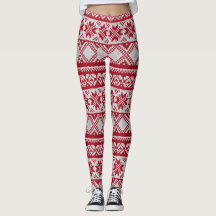 Motif Xmas en rouge et blanc