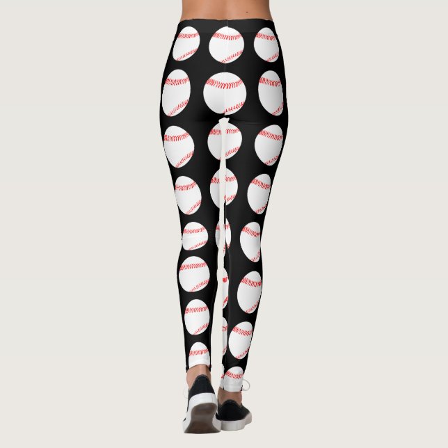 Leggings Motifs de baseball (Dos)
