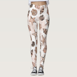 Leggings Motifs de coquillages