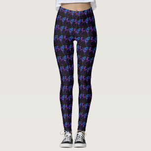 Leggings Motifs de la cale noire pour les filles