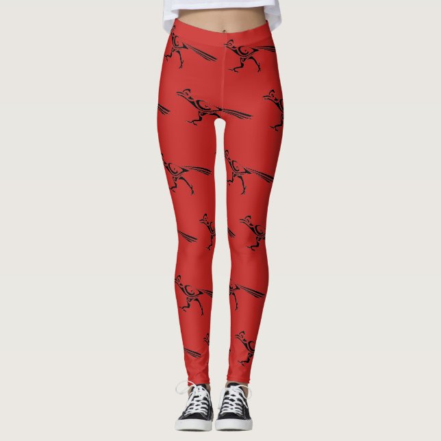 Leggings Motifs de la tribu Roadrunner (Devant)