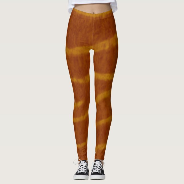 Leggings Motifs d'impression de tigres (Devant)