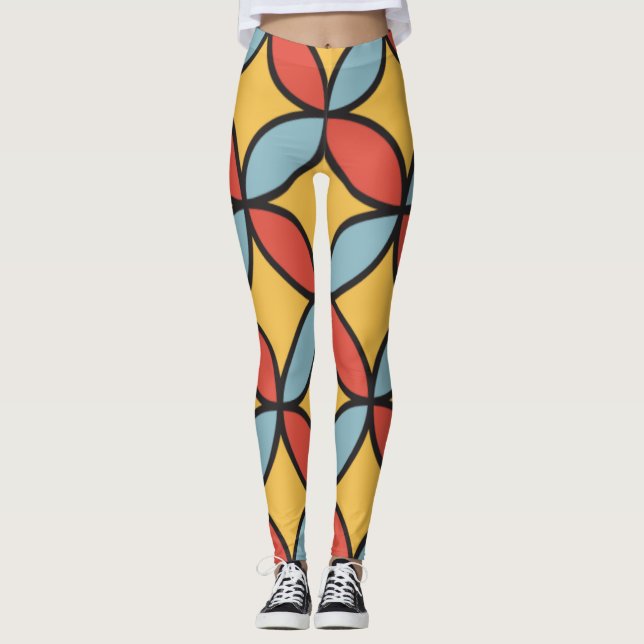 Leggings Motifs d'interface utilisateur audacieux  (Devant)