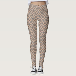Leggings Motifs en argent Chainmail médiéval