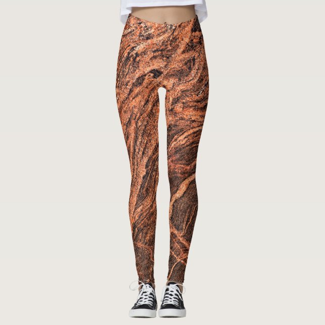 Leggings Motifs en pierre de granit (Devant)