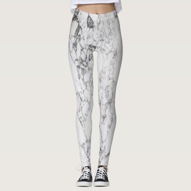 Leggings Motifs en pierre de marbre (Devant)