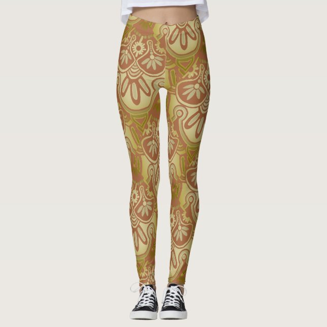 Leggings Motifs géométriques (Devant)