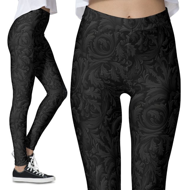 Leggings Motifs gothiques vintages - Nostalgie got (Créateur téléchargé)