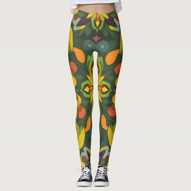 Leggings Motifs sans soudure - Digita bio (Devant)