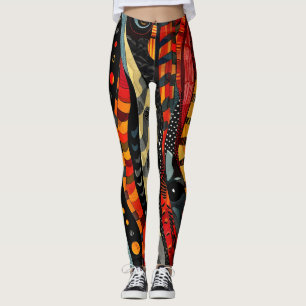Leggings Motifs tribaux africains