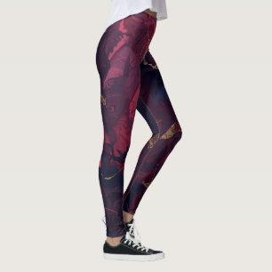 Leggings Mouvement de framboise