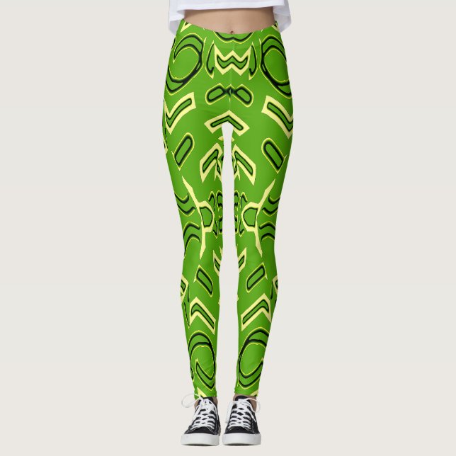 Leggings multicolore tout-sur-impression "Ratti_Creative_Ar (Devant)