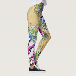 Leggings Multicolores liquides
