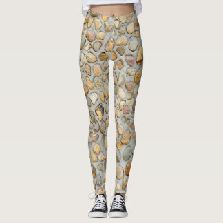 Leggings Mur de galets rustique