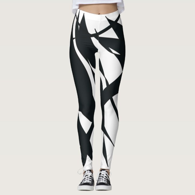 LEGGINGS MURAUX SKETCH NOIR (Devant)