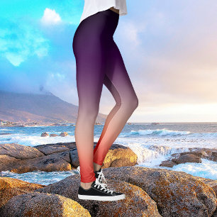 Leggings Mûre mûre framboise ombre tie dye