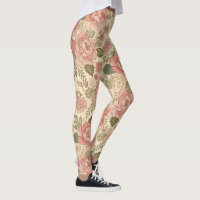 Muse Florale Poussiéreuse - Style Batik Rose Pouss