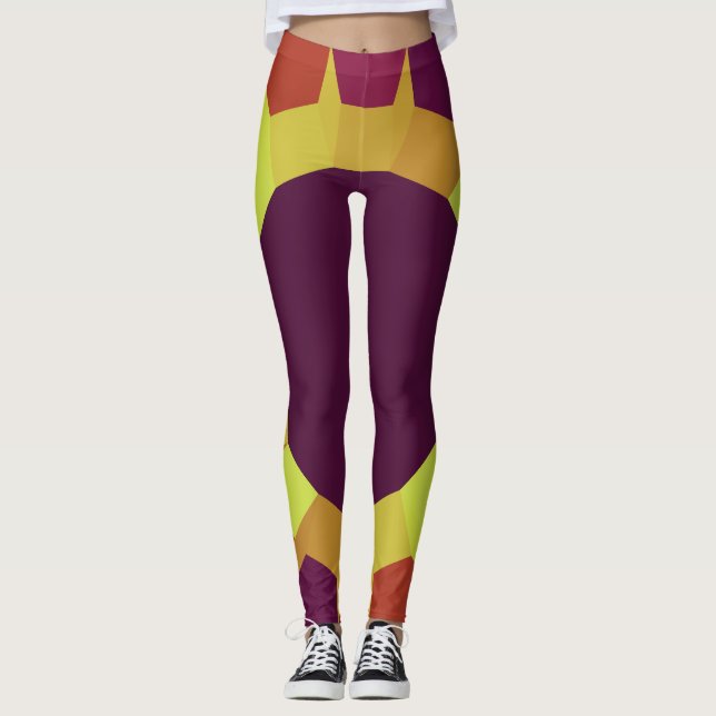 Leggings Mystérieux Motif (Devant)
