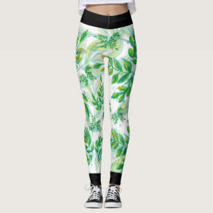 Leggings Nature Vert Jungle Style Tropical