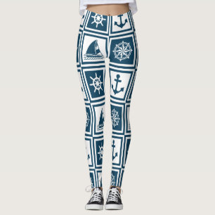 Leggings Nautical themed design
