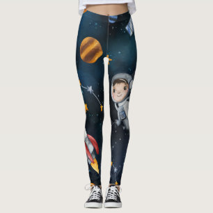 Leggings Navette spatiale Nuit Étoiles Planète