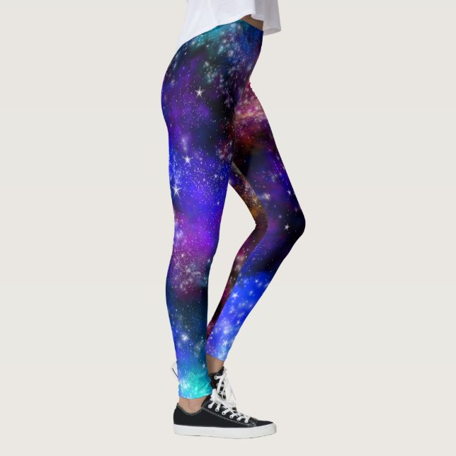 Leggings Nébuleuse de l'espace extra-atmosphérique de Galax (Droite)