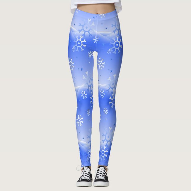 Leggings Neige sur les collines (Devant)
