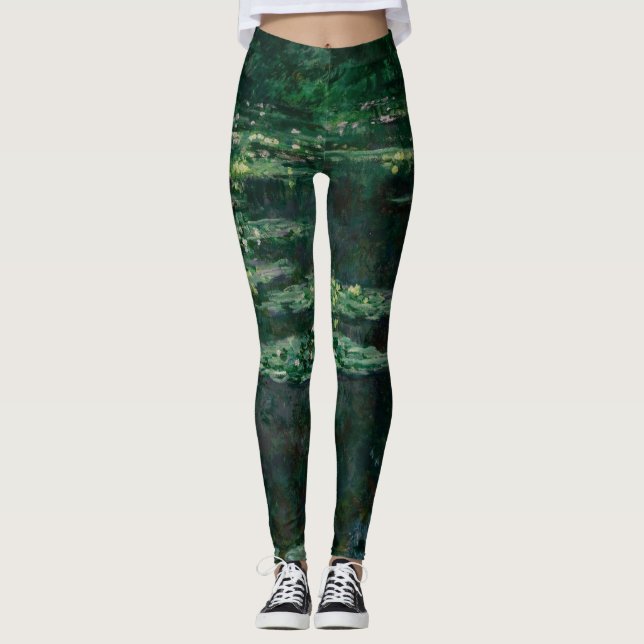 Leggings Nénuphar (par Claude Monet) (Devant)
