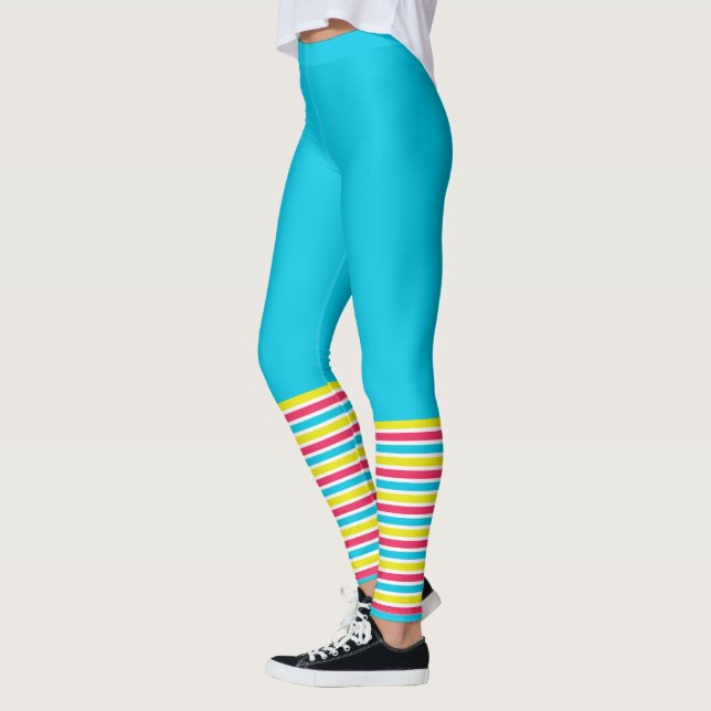 Leggings Neon Aerobics Leg Warmer (Gauche)