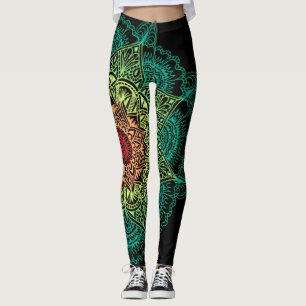 Leggings Neon Mandala