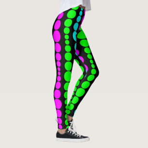 Leggings Neon Modern Rectangles