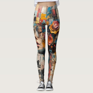 LEGGINGS NEON ROSE