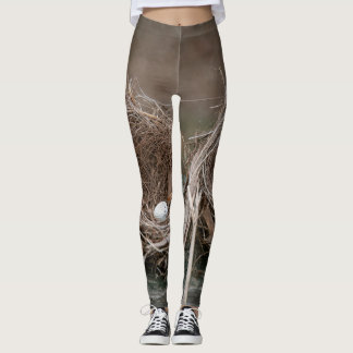 Leggings Nid d'oiseau avec l'oeuf