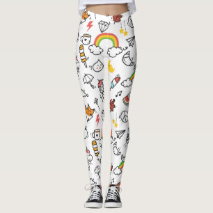 Leggings niedlich Kawaii Pattern