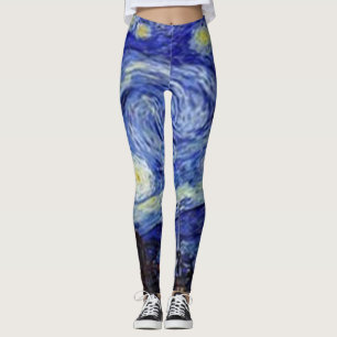 Leggings nocturnes de Van Gogh Starry