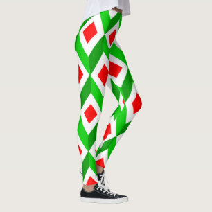 Leggings Noël des cubes 3D