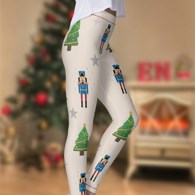 Leggings Noël des noisettes (Nutcracker Christmas Leggings)