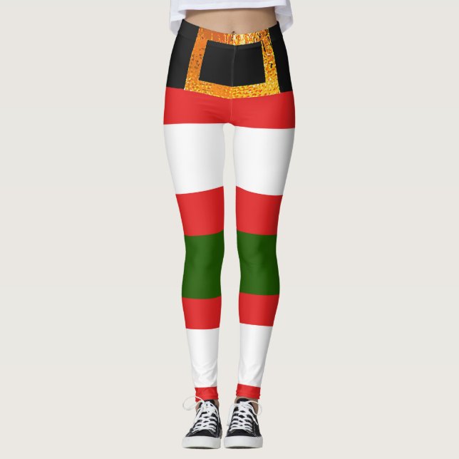 Leggings Noël le père noël vêtx orienté (Devant)