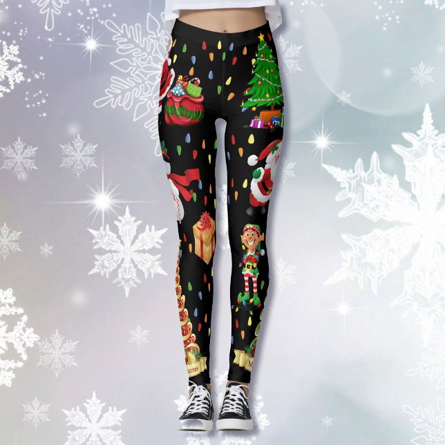 Leggings Noël Tout laide Jouets de la fête du pull (Créateur téléchargé)